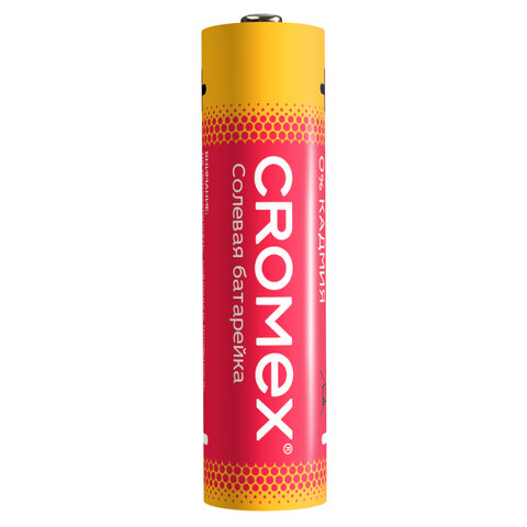 батарейки солевые "пальчиковые" комплект 10+1 шт., cromex (кромекс) super heavy duty, aa (r6,15a), б