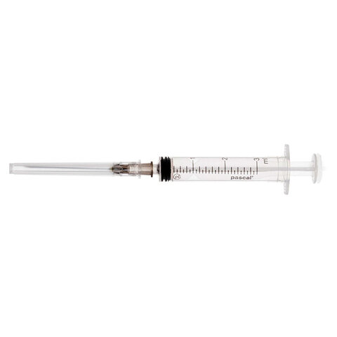 шприц 3-х компонентный pascal, 3 мл, комплект 10 шт., в коробке, игла 0,7х40 - 22g, 120307