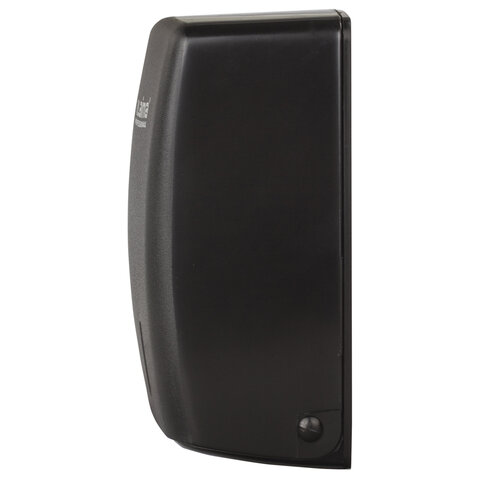 диспенсер для полотенец laima professional original (система h2), z-сложения, черный, abs-пластик, 6