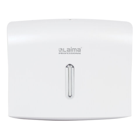 диспенсер для полотенец laima professional basic (система h2), z-сложения, белый, abs, 605049