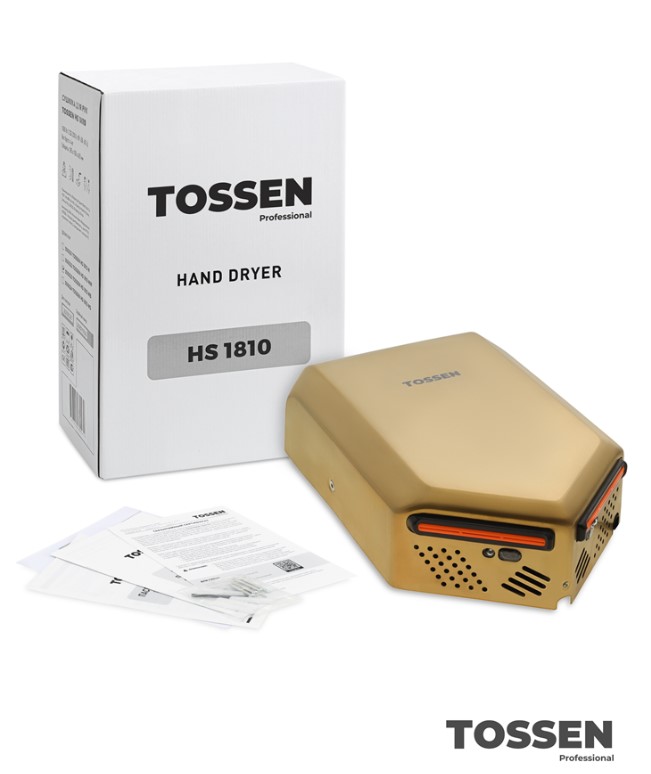 cушилка для рук tossen hs 1810 ms