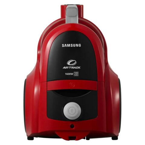 пылесос samsung vcc4520s3r/xev с контейнером "циклон", 1600 вт, мощность всасывания 350 вт, красный