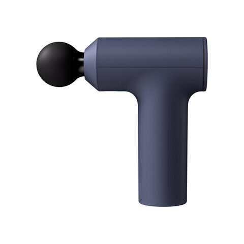 массажный пистолет xiaomi massage gun mini, перкуссионный, 3 режима, 3 насадки, до 2500 об/мин, сини