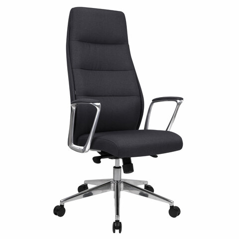 кресло brabix premium "adept ex-752", синхромеханизм, алюминий, ткань, серое, 532932