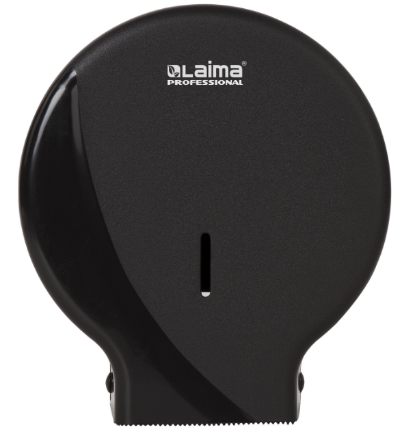 диспенсер для туалетной бумаги laima professional original (система t2), малый, черный, abs-пластик,