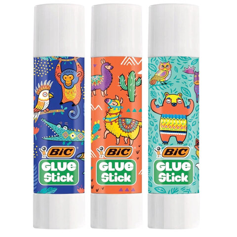 клей-карандаш bic "ecolutions", 8 г, обесцвечивающийся после высыхания, 514784