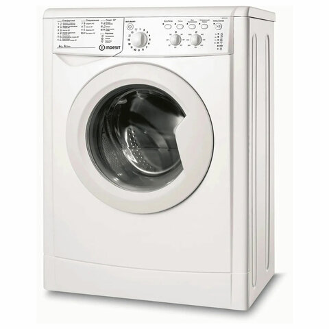 стиральная машина indesit iwsc 6105, 1000 об/мин, 6 кг, фронтальная загрузка, 16 программ, белая, 86