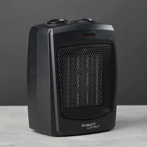 тепловентилятор scarlett sc-fh1.511mc, 1500 вт, 3 режима работы, черный