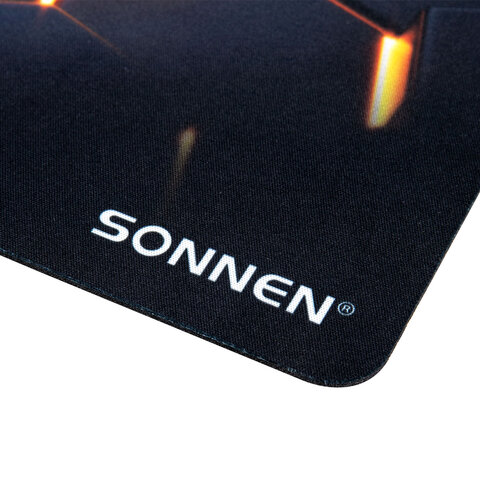 коврик для мыши sonnen "hot cells" резина + ткань, 250х200х2 мм, 513955