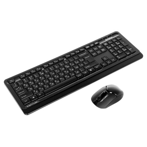 набор беспроводной a4tech fstyler fg1010, usb, 104 клавиши, мышь 4 кнопки + 1 кнопка-колесо, черная,