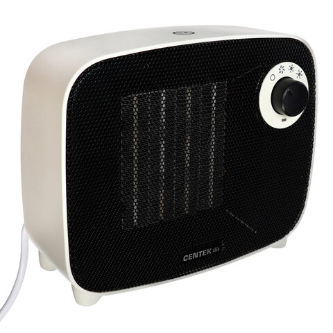 тепловентилятор centek ct-6023, 1500 вт, 3 режима работы, белый
