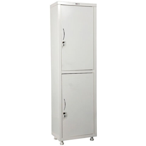 шкаф медицинский 1-створчатый hilfe "мд 1 1650/ss" 1755х500х320 мм, белый, s26199201009