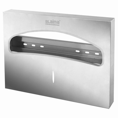 диспенсер для покрытий на унитаз laima professional inox, (v1) 1/2, нержавеющая сталь, матовый, 6057