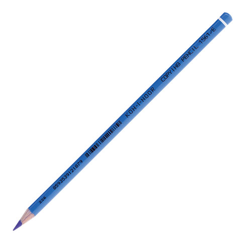 карандаш химический koh-i-noor, синий, 1 шт., грифель 3 мм, длина 175 мм, 156100e004ks