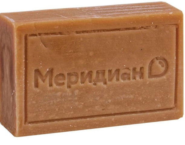 мыло хозяйственное 72%, 150 г (меридиан), без упаковки, минпромторг