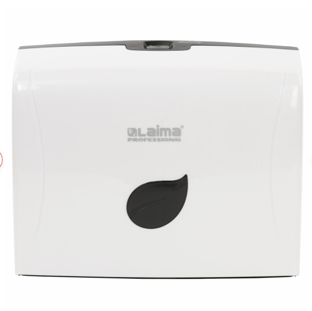 диспенсер для полотенец laima professional eco (система h2), z-сложения, белый, abs-пластик, 606547