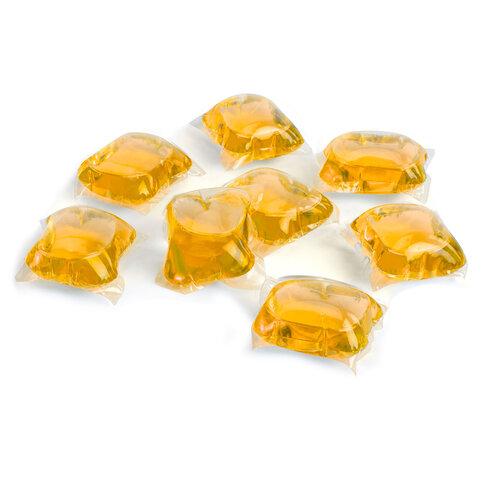 капсулы для стирки концентрат 3 в 1, giga pack с кондиционером 100 шт., аромамагия, laima, 608879