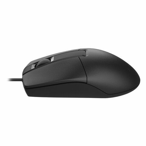 мышь проводная a4tech op-330, usb, 2 кнопки + 1 колесо-кнопка, оптическая, черная, 1530236
