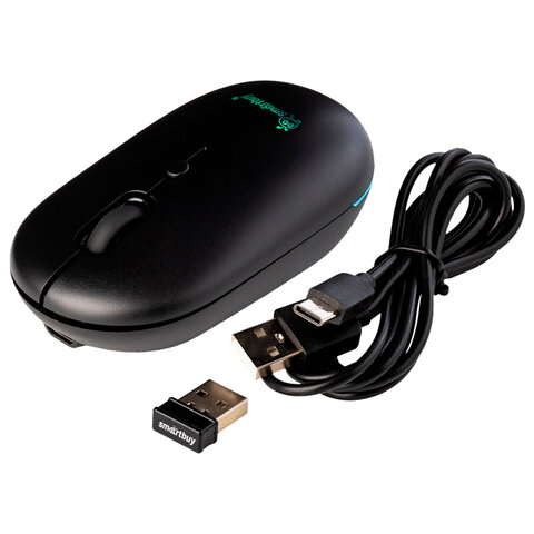 мышь беспроводная бесшумная smartbuy 328ag, usb, 3 кнопки + 1 колесо-кнопка, черный, sbm328agk
