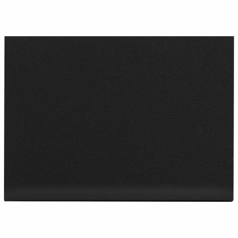 ценник l-образный для мелового маркера a6 (10,5x14,8 см), комплект 10 шт., пвх, черный, brauberg, 29