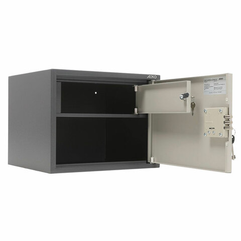шкаф металлический для документов aiko "sl-32т" графит, 320х420х350 мм, 11 кг, s10799030502