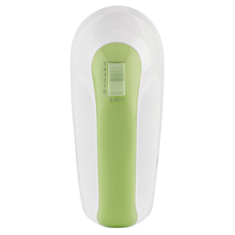 миксер scarlett sc-hm40s15, 400 вт, 5 скоростей, 2 венчика, 2 крюка для теста, белый/зеленый