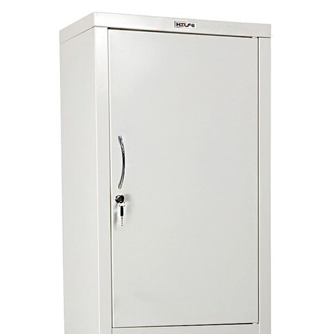 шкаф медицинский 1-створчатый hilfe "мд 1 1650/ss" 1755х500х320 мм, белый, s26199201009
