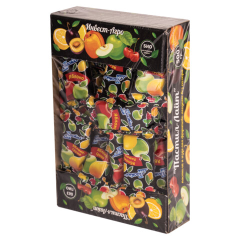пастила фруктовая пастил-лайт, ассорти вкусов, без добавления сахара, 500 г, ут-00002476