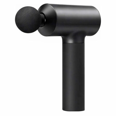 массажный пистолет xiaomi massage gun, перкуссионный, 3 режима, 3 насадки, до 3200 об/мин, черный, b