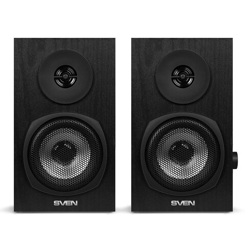 колонки компьютерные sven sps-575, 2.0, 6 вт, питание usb, черные, sv-016166