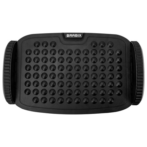 подставка для ног brabix ultra 3 35,5х25,5 см, возможность качания, 2 уровня высоты, 533038