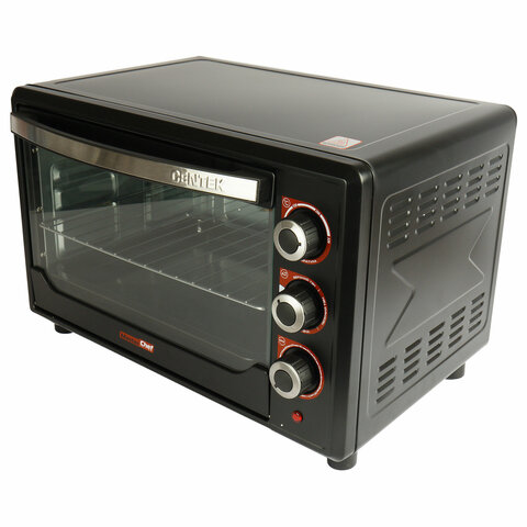 мини-печь centek ct-1530-36 grill, 1600 вт, 36 л, гриль, таймер 90 мин., черная
