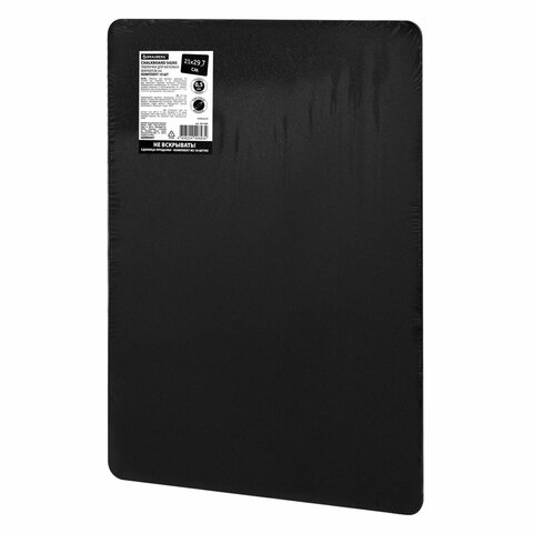 табличка меловая а4 (21x29,7 см), комплект 10 штук, пластиковая, черная, brauberg, 291300