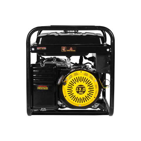 бензиновый генератор huter dy6500l, 5500 вт, 13 л.с., 4-тактный, 22 л, ручной стартер, 64/1/6