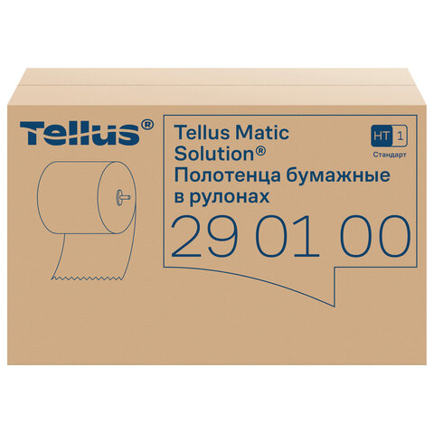 полотенца бумажные рулонные 280 м, tellus/tork matic (система h1) universal, комплект 6 рулонов, 290