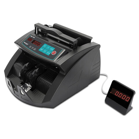 счетчик банкнот mertech c-3000 black, 1000 банкнот/мин, ик, уф детекция, фасовка, чёрный, 5515