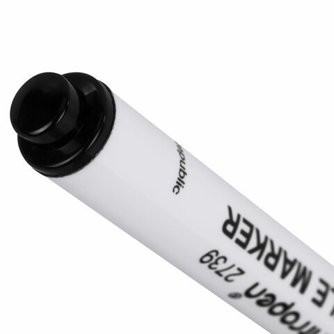 маркер для ткани черный centropen "textile marker", круглый наконечник, 1,8 мм, 2739, 5 2739 9212