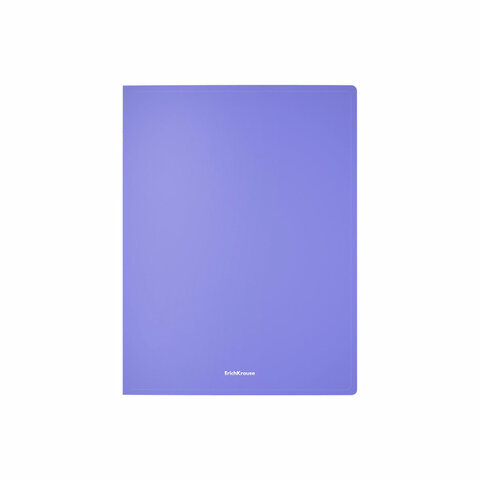 папка на 4 кольцах erich krause "diagonal pastel", 24 мм, до 150 листов, ассорти, 0,6 мм, 49978