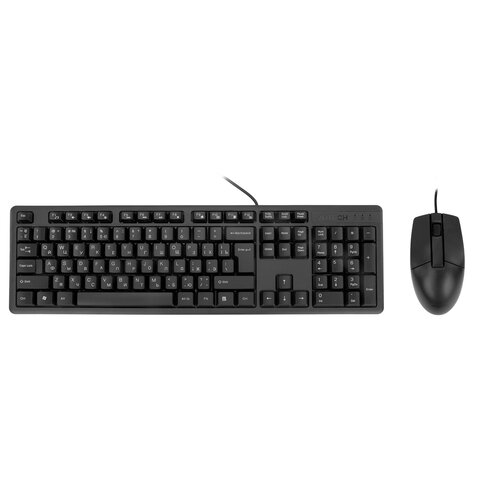набор проводной a4tech kk-3330, usb, клавиатура 104 клавиши, мышь 2 кнопки + 1 кнопка-колесо, черная