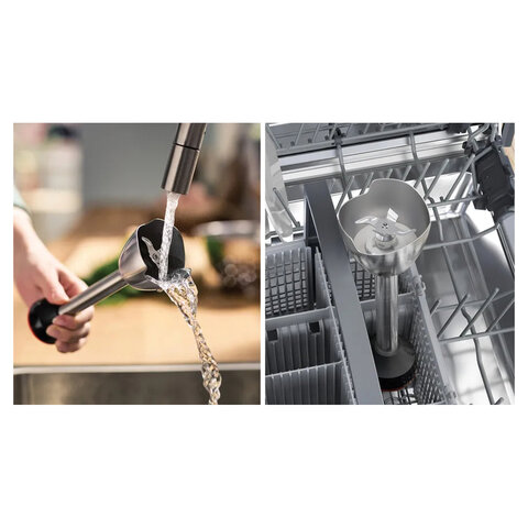 блендер погружной bosch msm4w210, 600 вт, 1 скорость, 1 насадка, стакан, белый