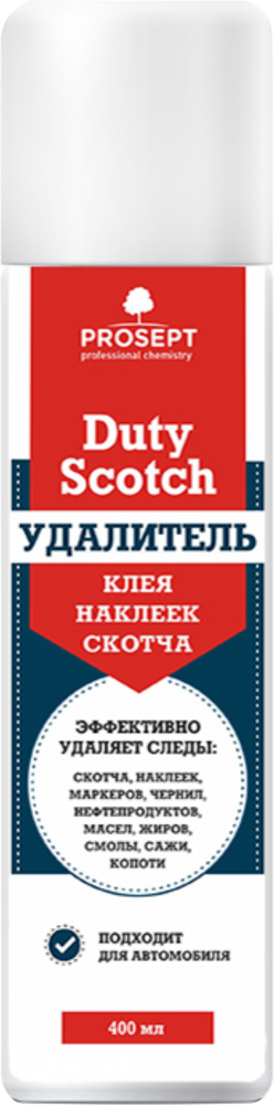 duty universal 400 мл. аэрозоль. средство для удаления следов скотча, клея и нефтепродуктов prosept