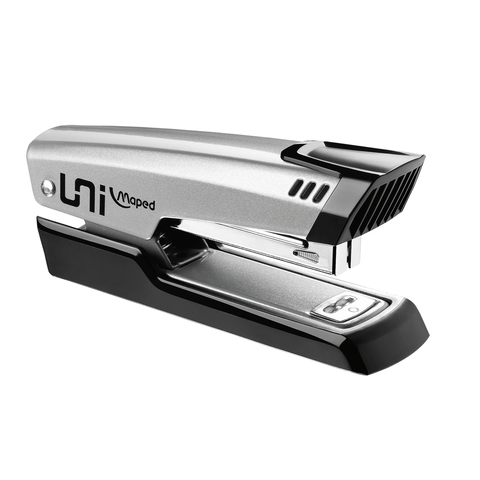 степлер №24/6, 26/6 металлический maped "universal metal" + 400 скоб, до 25 листов, серый, 539200, 0