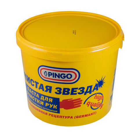 паста очищающая средство для рук, 5 л, pingo (пинго), чистая звезда, от самых стойких загрязнений, б