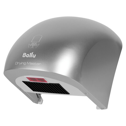 сушилка для рук ballu bahd-2000dm silver, 2000 вт, пластик, серебро