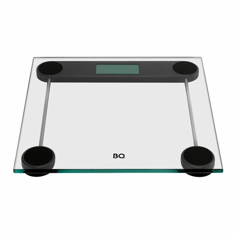весы напольные bq (би-кью) bs1012, электронные, вес до 180 кг, квадрат, стекло, 86191610