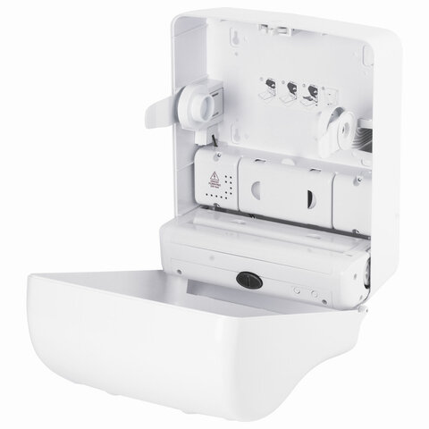 диспенсер для полотенец в рулонах laima professional original (система h1), сенсорный, белый, abs-пл