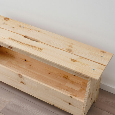 скамья деревянная, сосна, brabix "scandi wood sc-003", 1000х250х450 мм, 641889, 006.02.35
