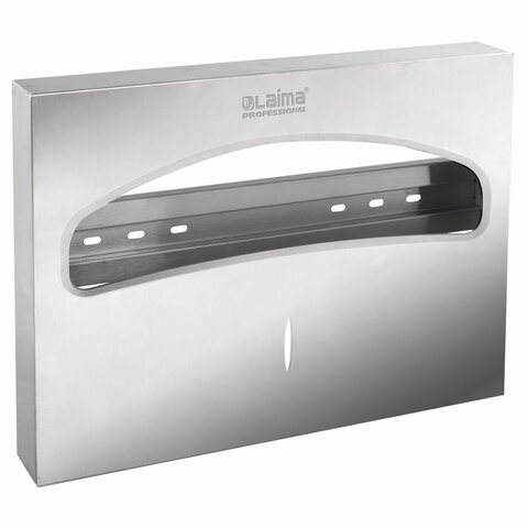 диспенсер для покрытий на унитаз laima professional inox, (v1) 1/2, нержавеющая сталь, матовый, 6057