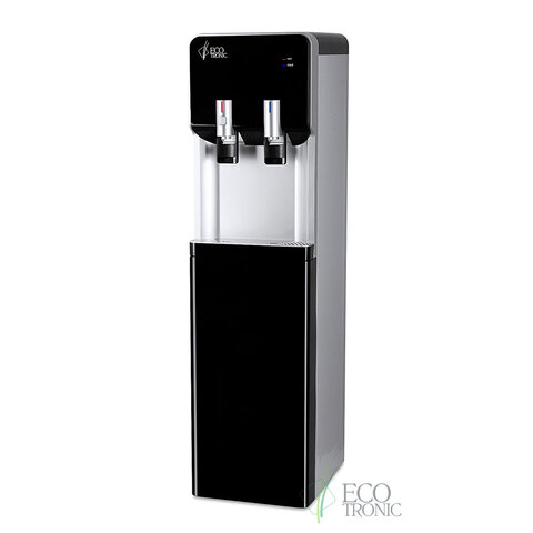 пурифайер для воды ecotronic m40-u4l напольный, нагрев/охлаждение компрессорное, 2 крана, черный, 11