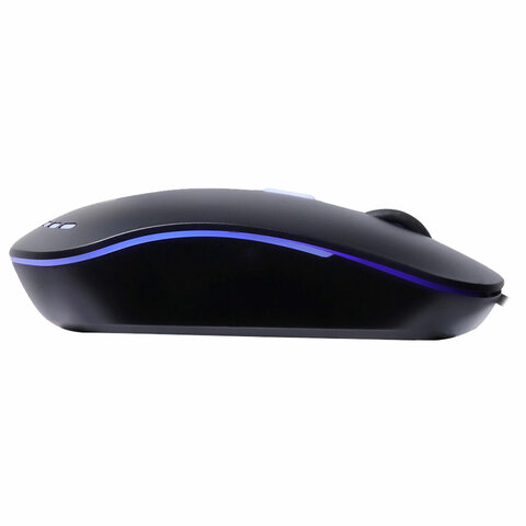 мышь проводная бесшумная smartbuy 288-k, usb, 3 кнопки + 1 колесо, оптическая, черная, 02019, sbm-28